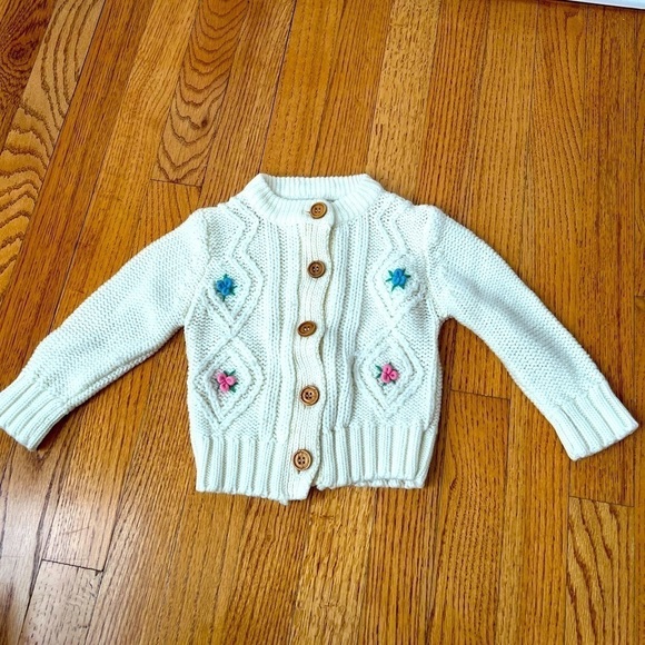 Uiltex Vintage Knit Button Up Sweater Size 18 Months - Picture 1 of 4